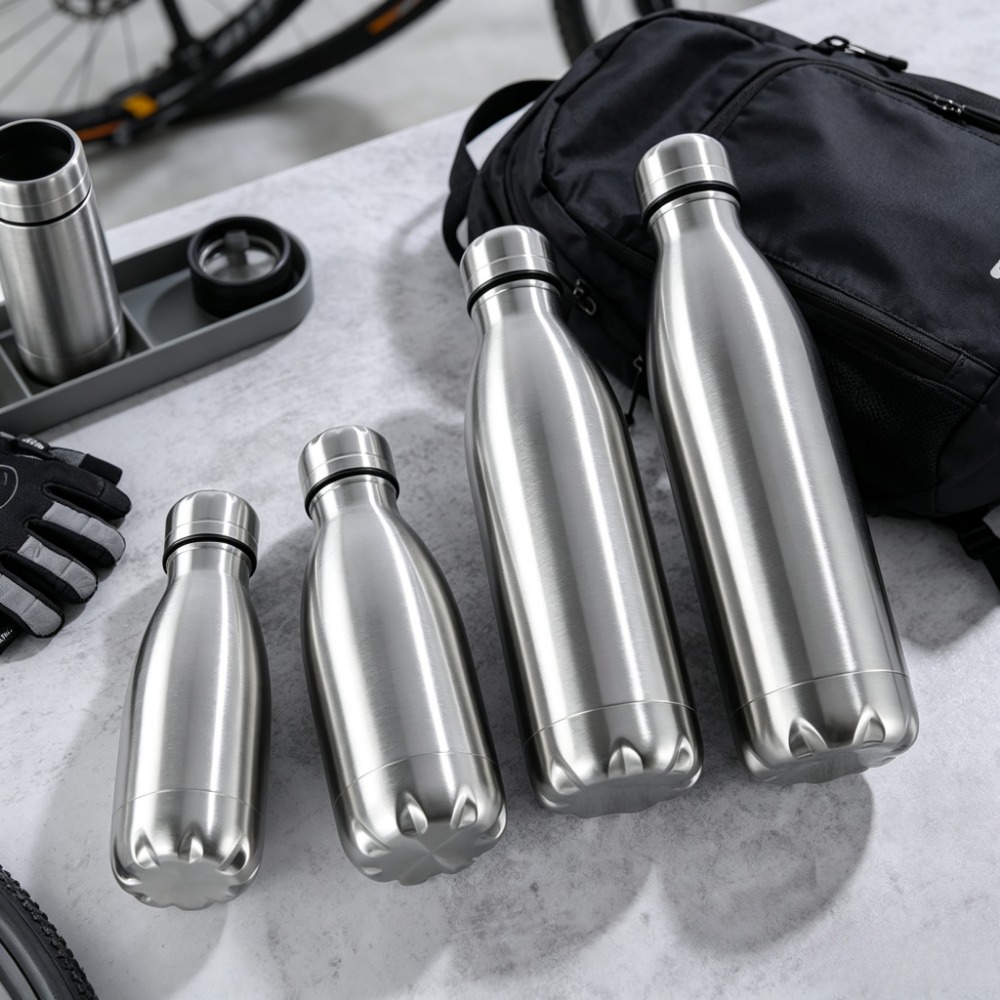 Sports Equipment In School - 500/1000ml Stainless Steel Water Bottle Portable