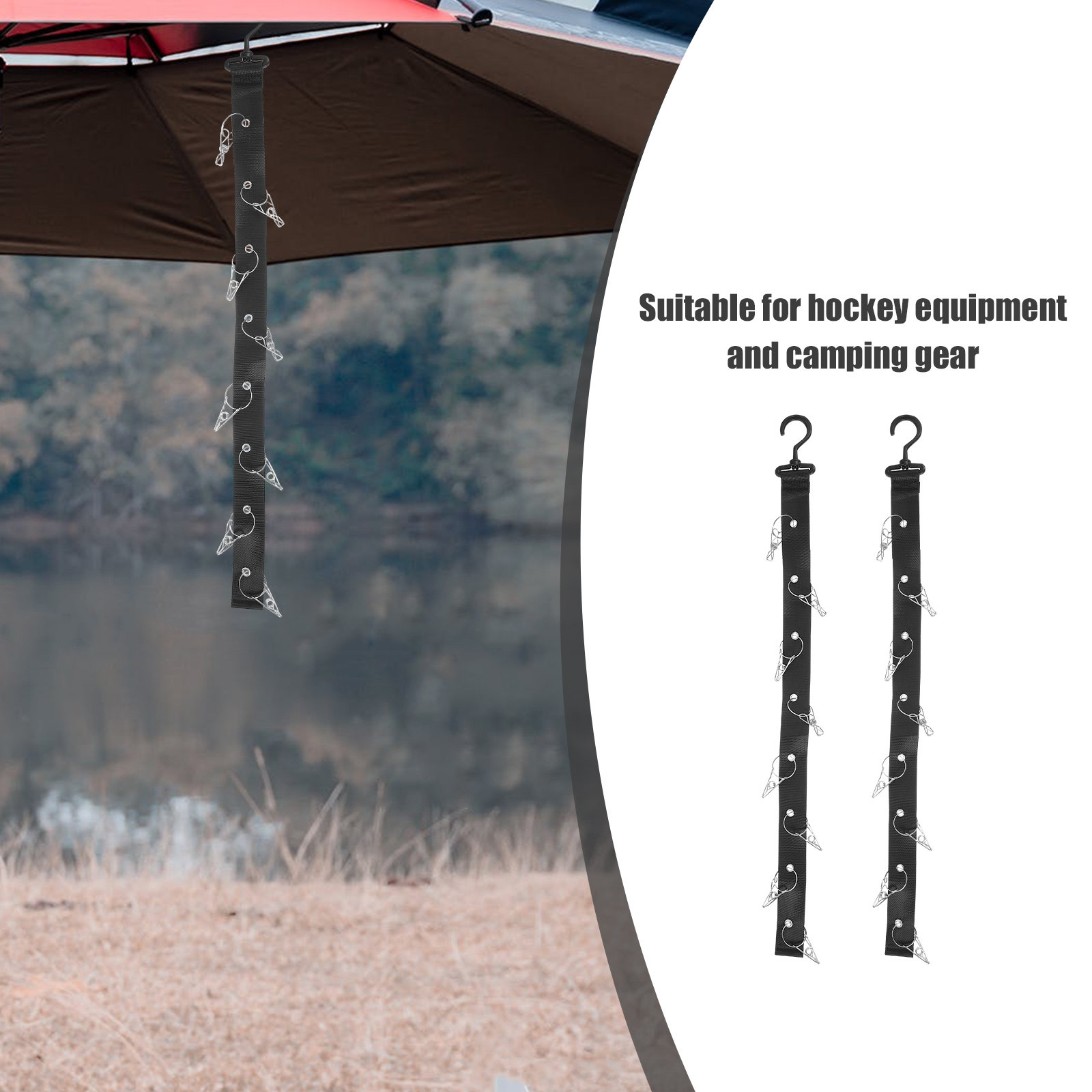 2Pcs Hanging Drying Rack Porta - Sports Equipment Drying Rack review and price