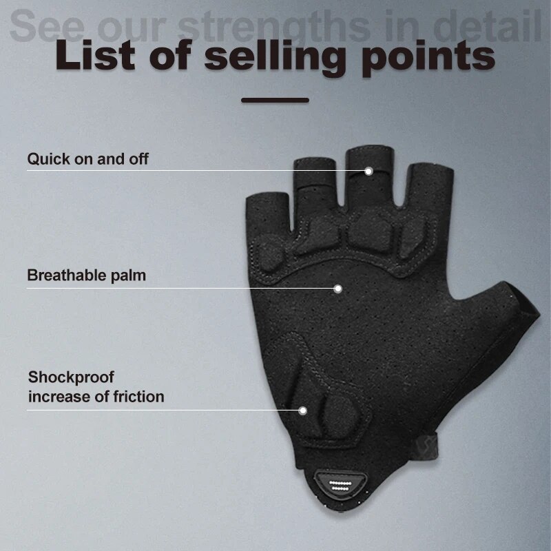X-TIGER Cycling Gloves Half Fi - Xin Sports Equipment review and price